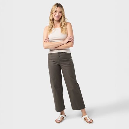 STIO - Rivet Wide Leg Canvas Pant - Women's