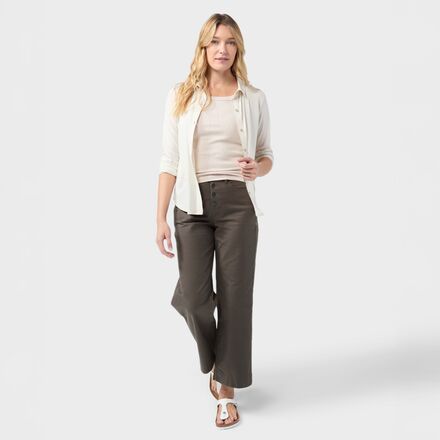 STIO - Rivet Wide Leg Canvas Pant - Women's