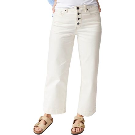 Rivet Wide Leg Canvas Pant - Women's