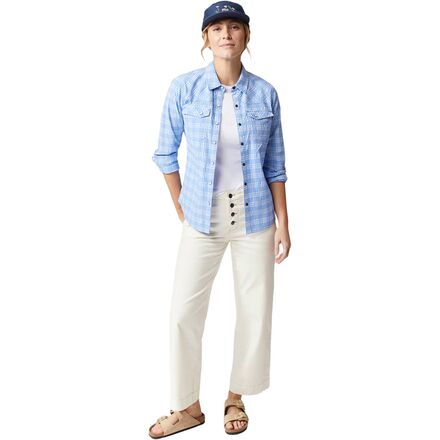 STIO - Rivet Wide Leg Canvas Pant - Women's