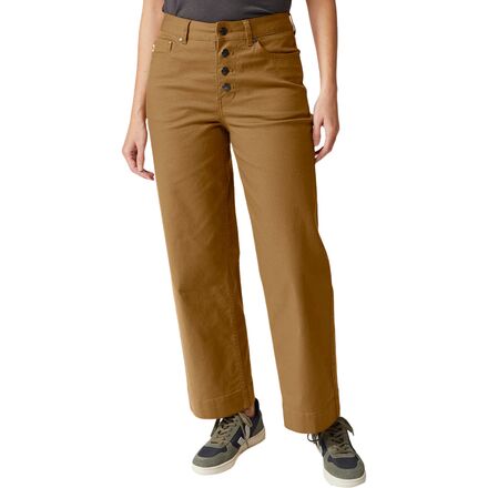 Rivet Wide Leg Canvas Pant - Women's