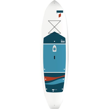 TAHE - Beach Cross 11ft Stand-Up Paddleboard - White/Blue/Orange