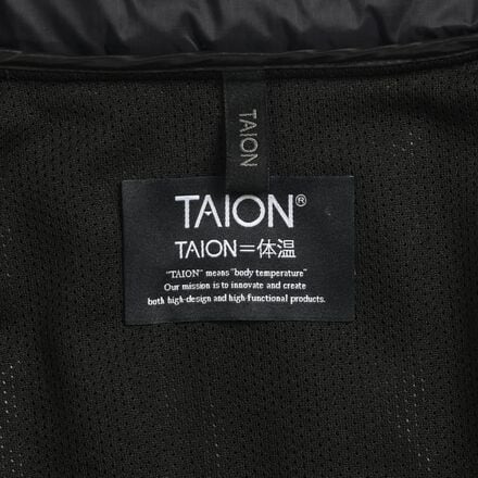 Taion - High Neck Zip Down Vest - Men's