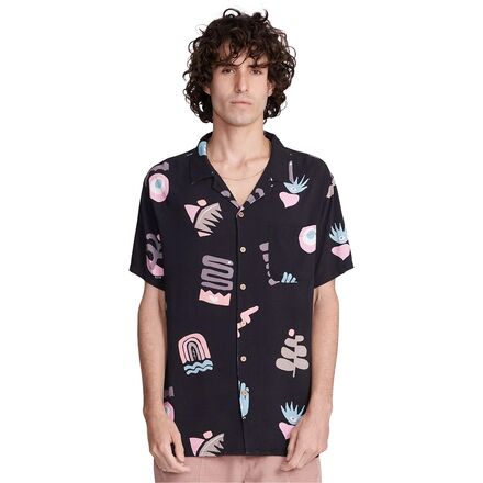 The Critical Slide Society - Wonder Short-Sleeve Resort Shirt - Men's - Black