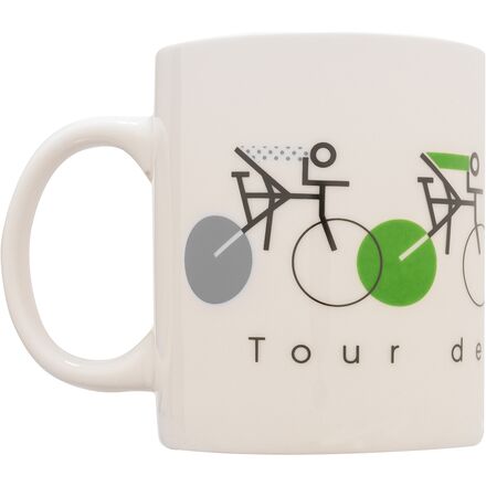 Tour de France - Bike Mug - White