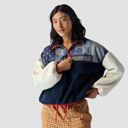 The Great Outdoors - The Plush Colorblock Terrain 1/2-Zip Jacket - Women's