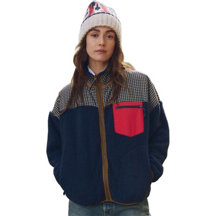 The Plush Colorblock Terrain 1/2-Zip Jacket - Women's