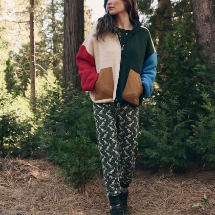 The Great Outdoors - The Plush Horizon Colorblock Full-Zip Jacket - Women's