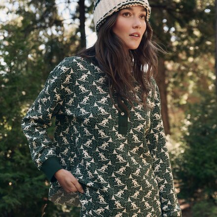 The Great Outdoors - The Slope Henley Top - Women's