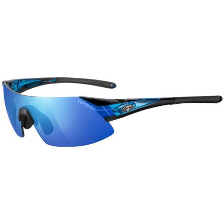 Tifosi Optics - Podium XC Sunglasses - Crystal Blue/Blue Reflective-AC Red-Clear