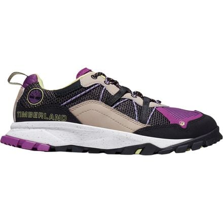 Timberland - Garrison Trail Low Hiking Shoe - Women's - Black Mesh/Purple
