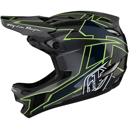 Troy Lee Designs - D4 Carbon MIPS Helmet - Graph Gray/Green