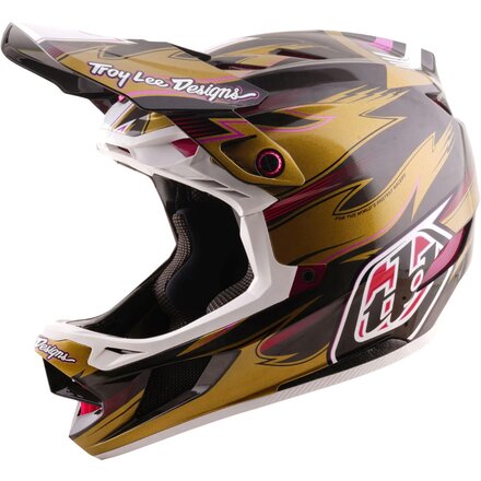 Troy Lee Designs - D4 Carbon Mips Helmet Cyclops - Gold