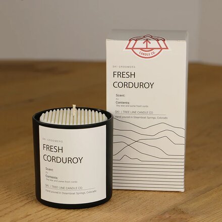 Treeline - Fresh Curdoroy Candle