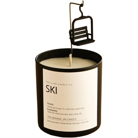 Ski Chair Candle