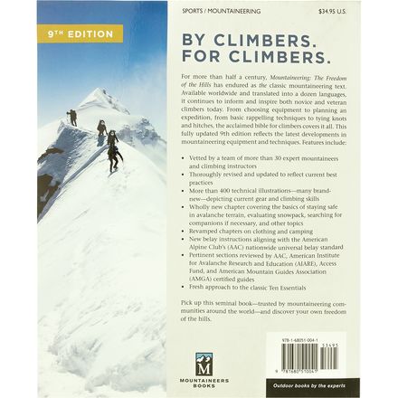 Mountaineers Books - Mountaineering: Freedom of the Hills