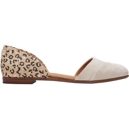 Toms - Jutti D'Orsay Shoe - Women's - Macadamia Suede/Cheetah