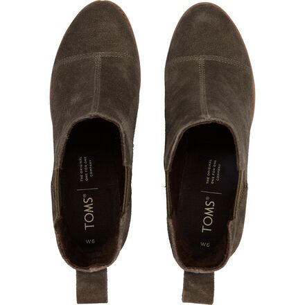 Toms - Everly Chelsea Bootie - Women's - Black Oiled Nubuck