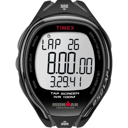 Timex - Ironman Sleek 250-Lap Tap Screen Watch - Full-Size