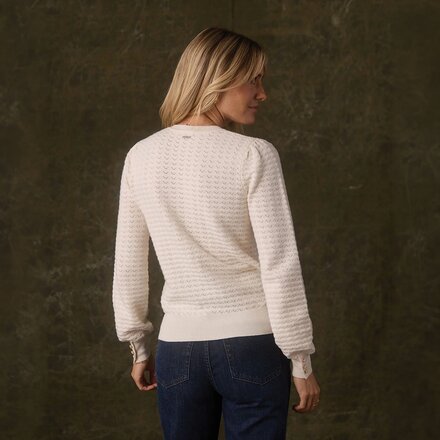 The Normal Brand - Olivia Pointelle Crew Sweater - Women's