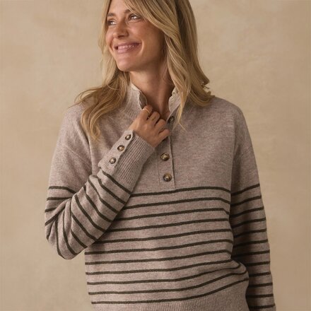 The Normal Brand - Marianna Button Pullover Sweater - Women's