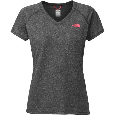 The North Face - Reaxion Amp V-Neck T-Shirt - Short-Sleeve - Women's