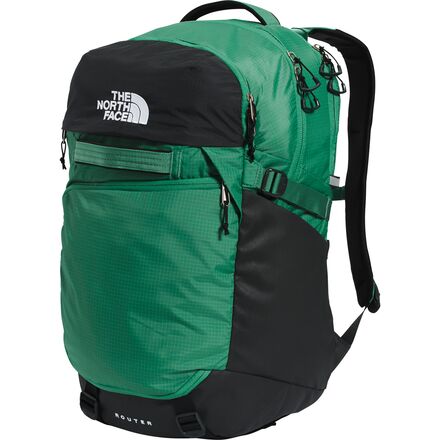 The North Face - Router 40L Backpack - Deep Grass Green/TNF Black
