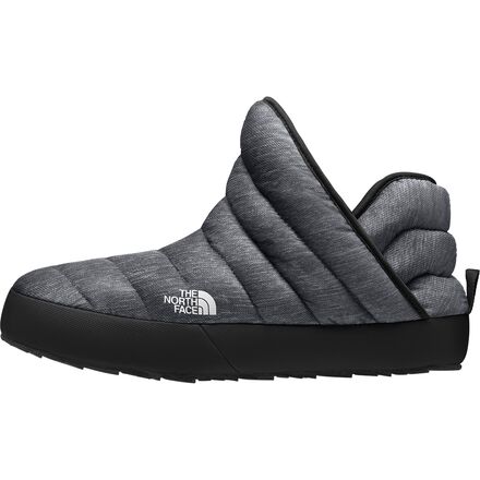 The North Face - ThermoBall Eco Traction Bootie - Women's - Phantom Grey Heather Print/TNF Black