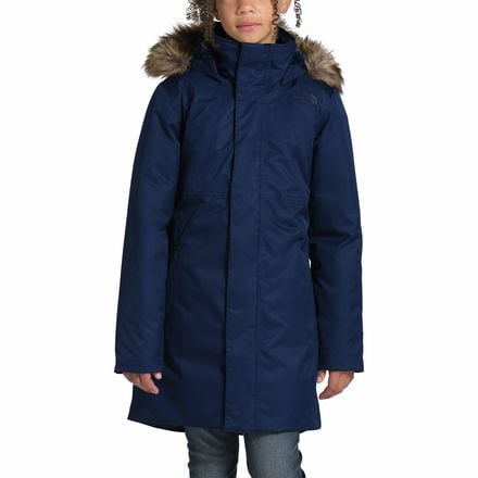 The North Face - Arctic Swirl Hooded Down Jacket - Girls'