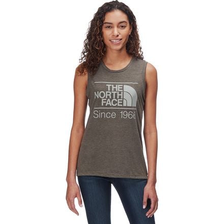 The North Face - Vintage Pyrenees Tri-Blend Muscle Tank Top - Women's