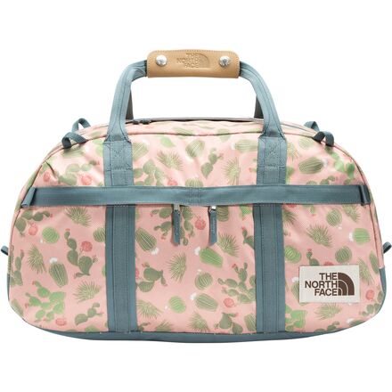 The North Face - Berkeley Small 35L Duffel - Evening Sand Pink Cacti Print/Goblin Blue
