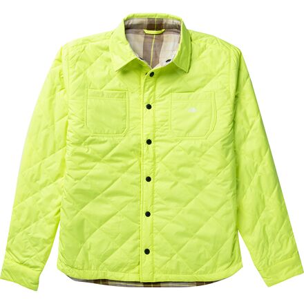 The North Face - Fort Point Insulated Flannel Jacket - Men's - LED Yellow/Utility Brown Large Icon Plaid 2