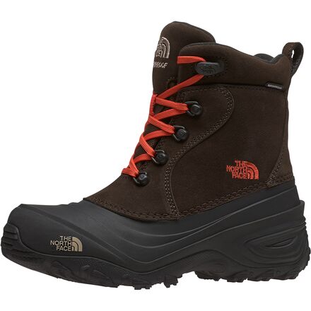 The North Face - Chilkat II Boot - Boys' - Coffee Brown/Flare