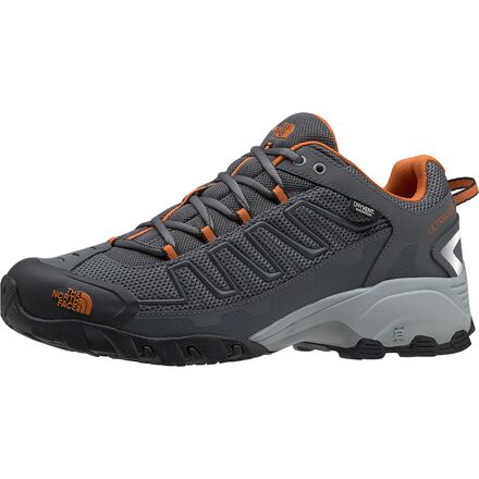 The North Face - Ultra 109 Waterproof Trail Running Shoe - Men's - Zinc Grey/Burnt Orange