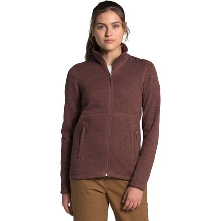 the north face crescent full zip fleece jacket women's