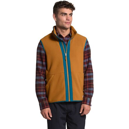 The North Face - Carbondale Vest - Men's - Timber Tan/Mallard Blue