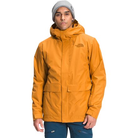 The North Face - Clement Triclimate Jacket - Men's - Citrine Yellow/Timber Tan