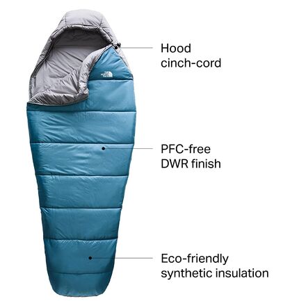The North Face - Wasatch Sleeping Bag: 20F Synthetic