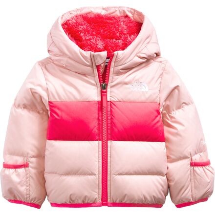 The North Face - Moondoggy 2.0 Hooded Down Jacket - Infant Girls' - Peach Pink/Paradise Pink