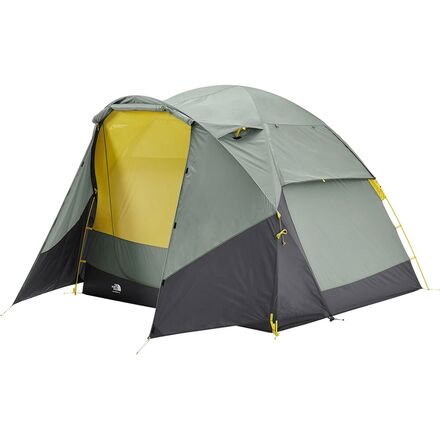 The North Face - Wawona Tent: 4-Person 3-Season - Agave Green/Asphalt Grey