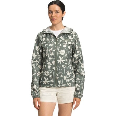 The North Face - Cyclone Hooded Jacket - Women's - Agave Green Sun Print