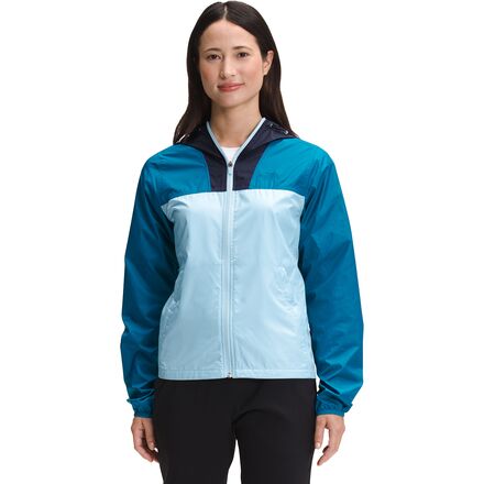 The North Face - Cyclone Hooded Jacket - Women's - Aviator Navy/Banff Blue/Beta Blue