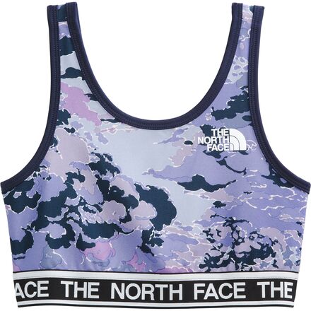The North Face - Bralette - Girls' - Sweet Lavender Cloud Camo Print
