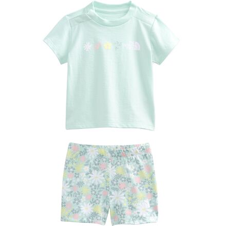 The North Face - Cotton Summer Set - Infants' - Misty Jade Flower Garden Print
