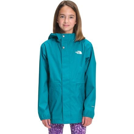 The North Face - DryVent Mountain Snapper Parka - Girls' - Deep Lagoon