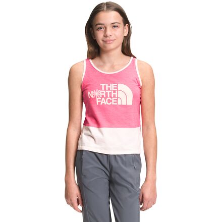 The North Face - Tri-Blend Tank Top - Girls' - Prim Pink Heather