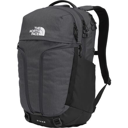 The North Face - Surge 31L Backpack - Asphalt Grey Light Heather/TNF Black