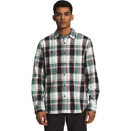 The North Face - Arroyo LW Flannel Shirt - Men's - Gardenia White Large Half Dome Plaid 2