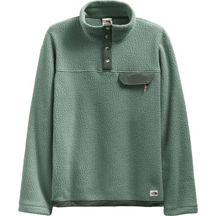 The North Face - Cragmont 1/4 Snap Pullover - Men's - Laurel Wreath Green/Thyme