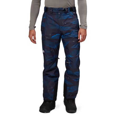 The North Face - Freedom Insulated Pant - Men's - Aviator Navy Binary Halfdome Print